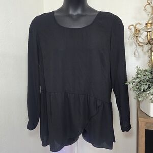 Elegant Black Women's Top